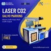 Zaiku Laser CO2 Galvo Marking Mesin Grafir Kayu Kain Grafir Cepat - 40 Watt